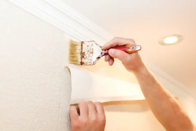 Pose de papier peint à Puy-l'Évêque — revêtements muraux et toiles de verre